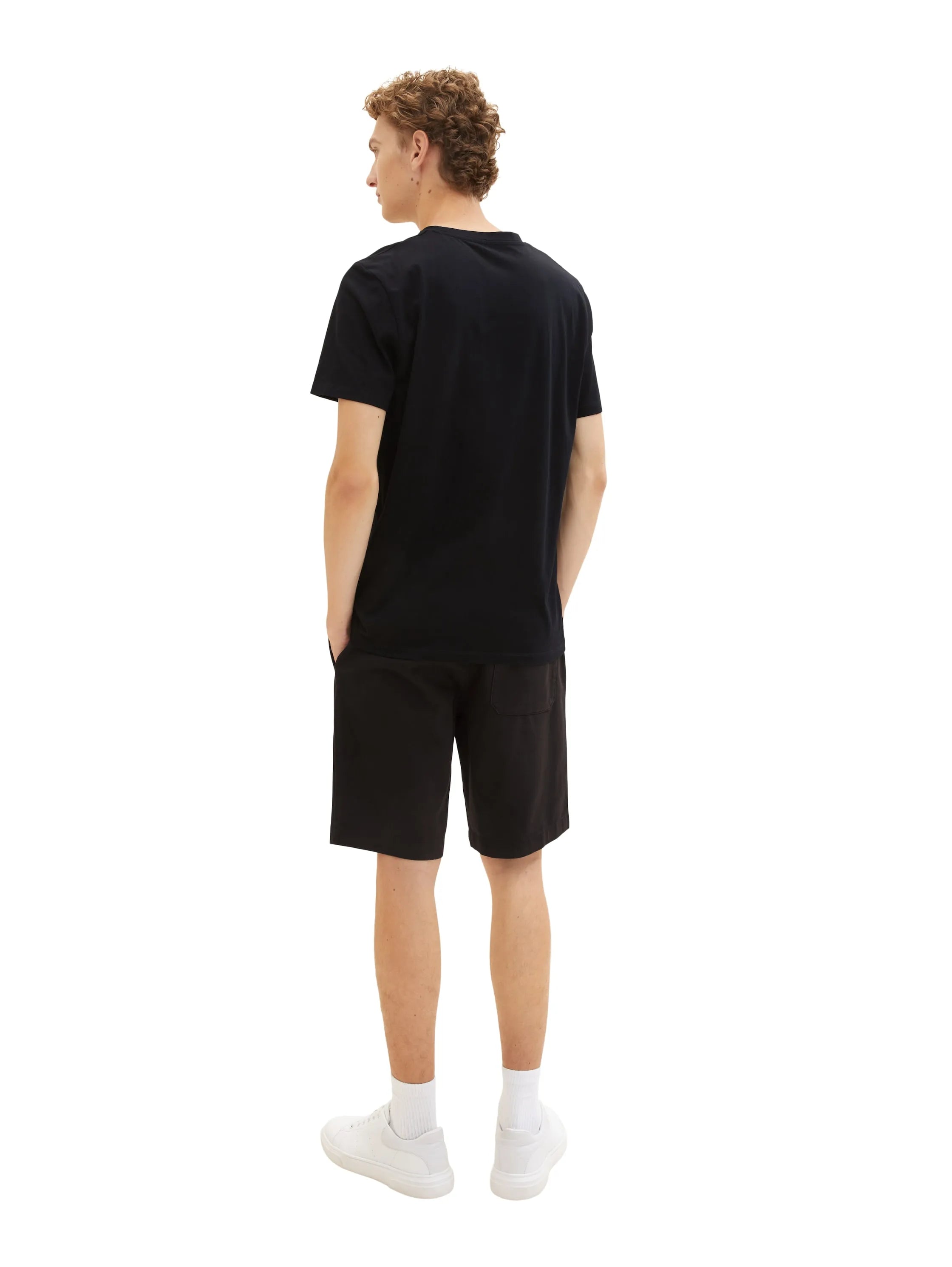 Denim Tom Tailor Black Men Chino Shorts SKU: 1036282_29999 Image 04