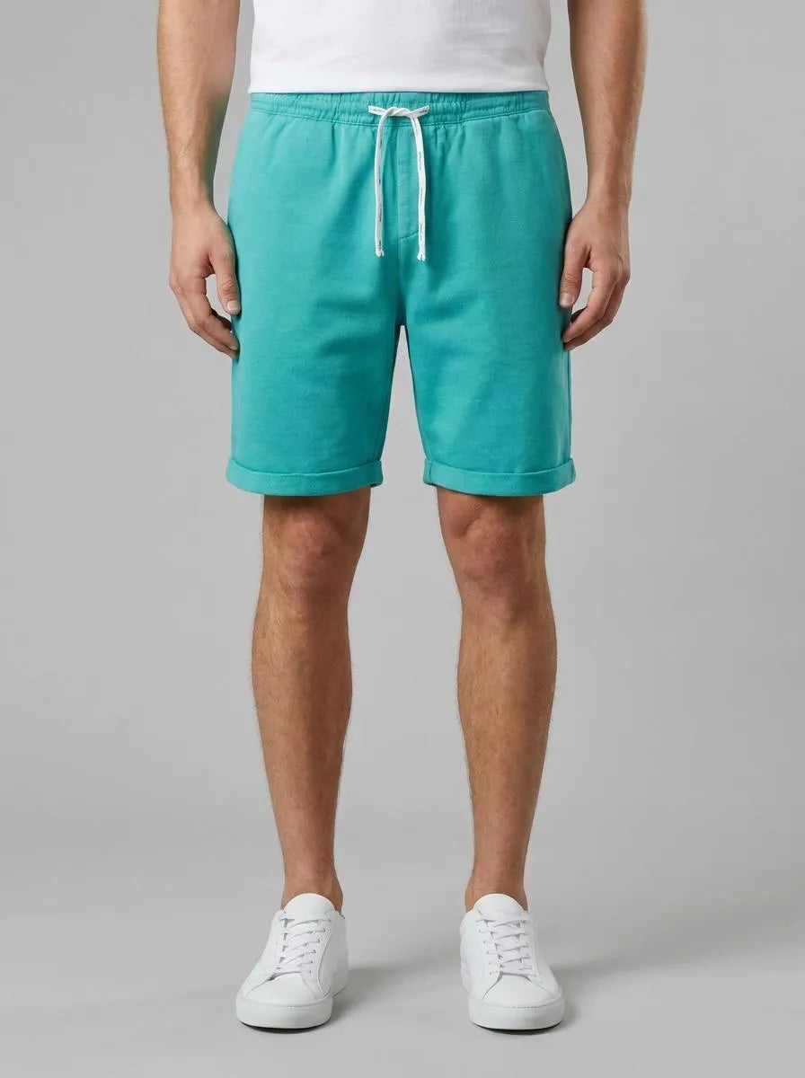 Denim Tom Tailor Deep Turquoise Men Chino Shorts SKU: 1036282_31044 Image 00