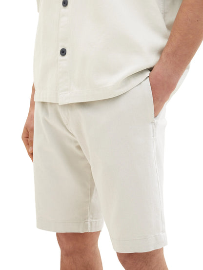 Denim Tom Tailor White Sand Men Chino Shorts SKU: 1036282_31718 Image 02