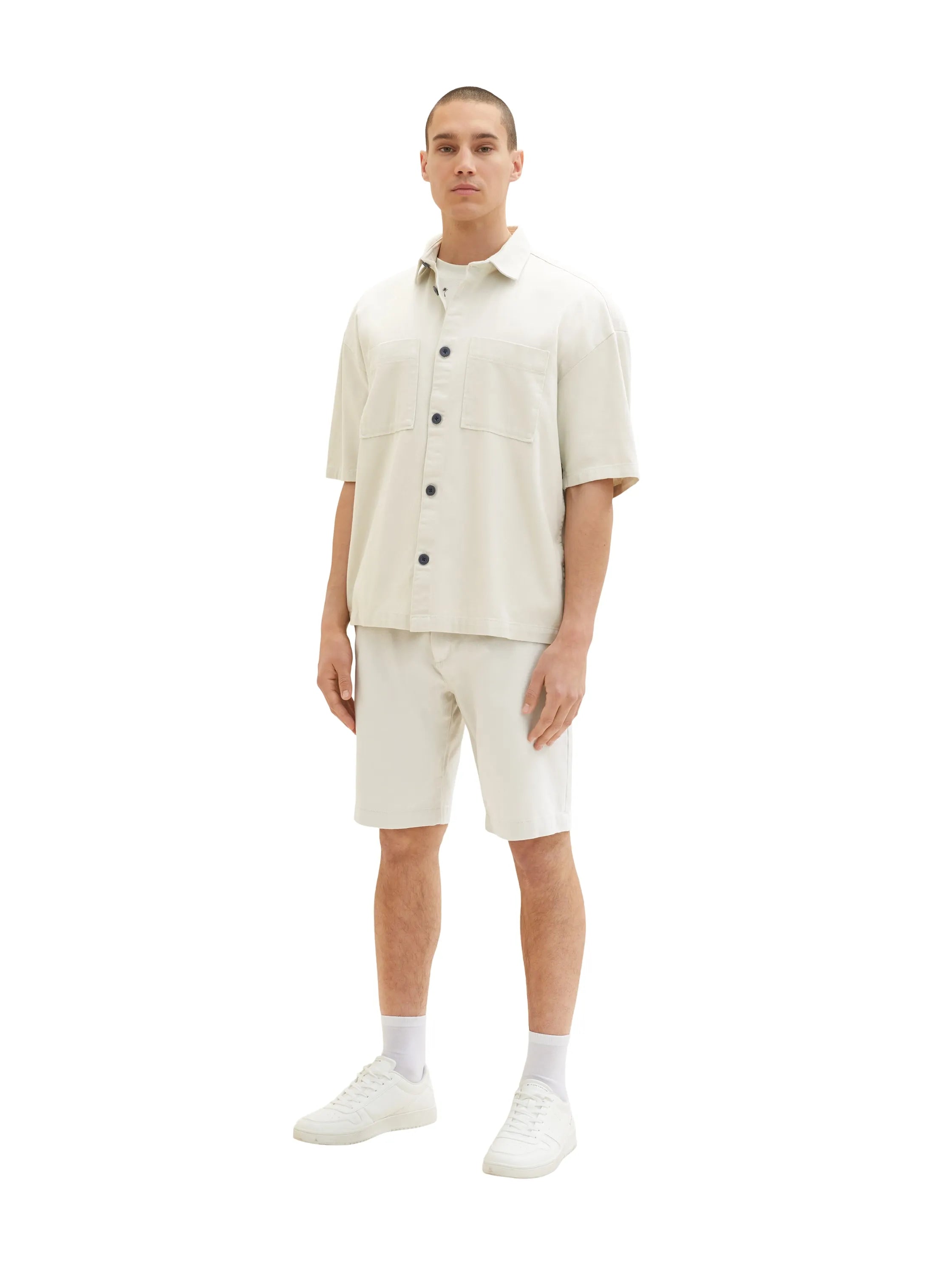 Denim Tom Tailor White Sand Men Chino Shorts SKU: 1036282_31718 Image 06