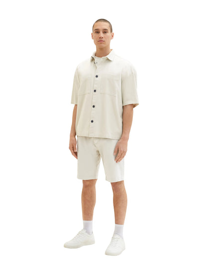 Denim Tom Tailor White Sand Men Chino Shorts SKU: 1036282_31718 Image 06