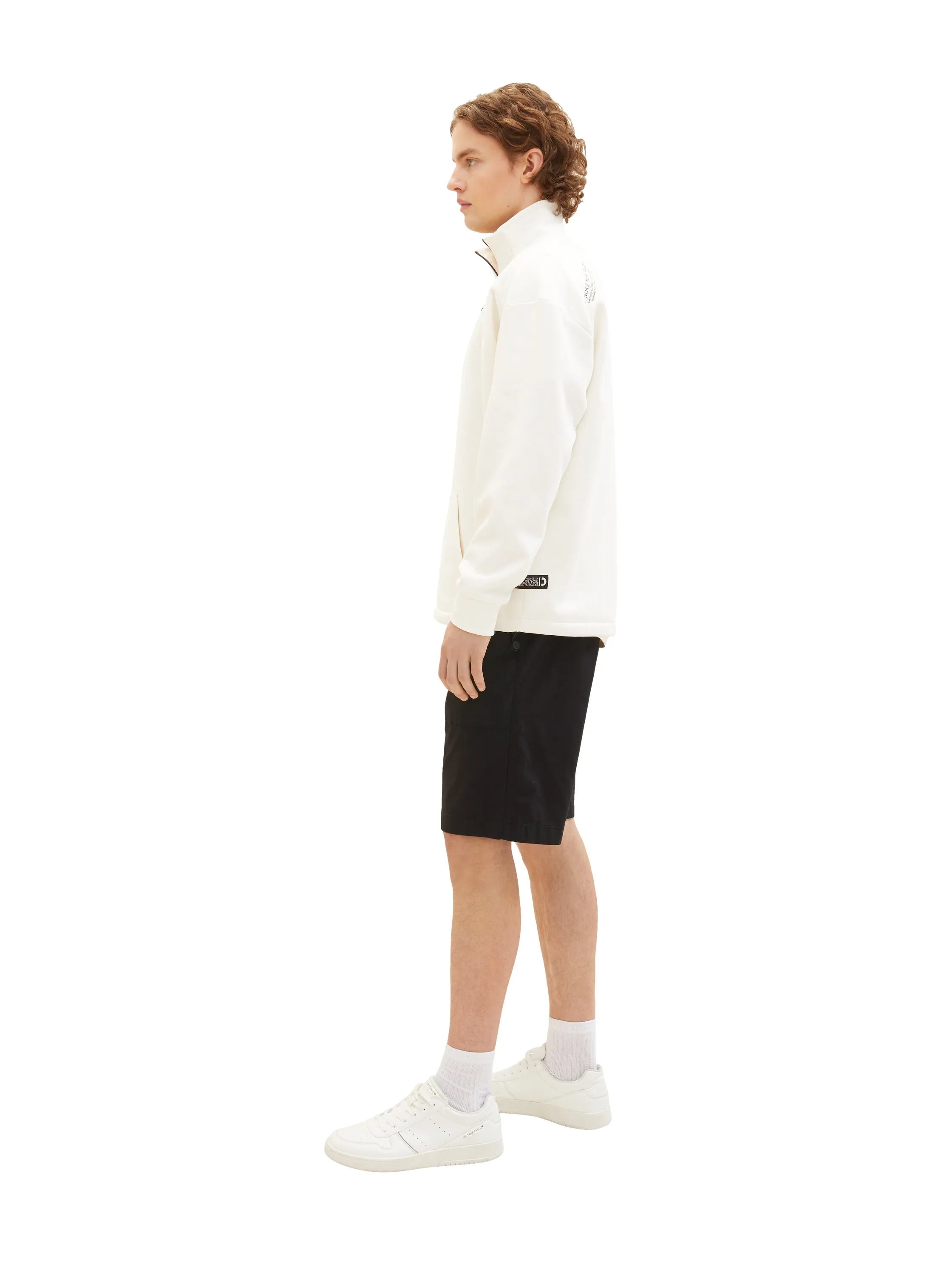 Denim Tom Tailor Black Men Shorts SKU: 1036286_29999 Image 02