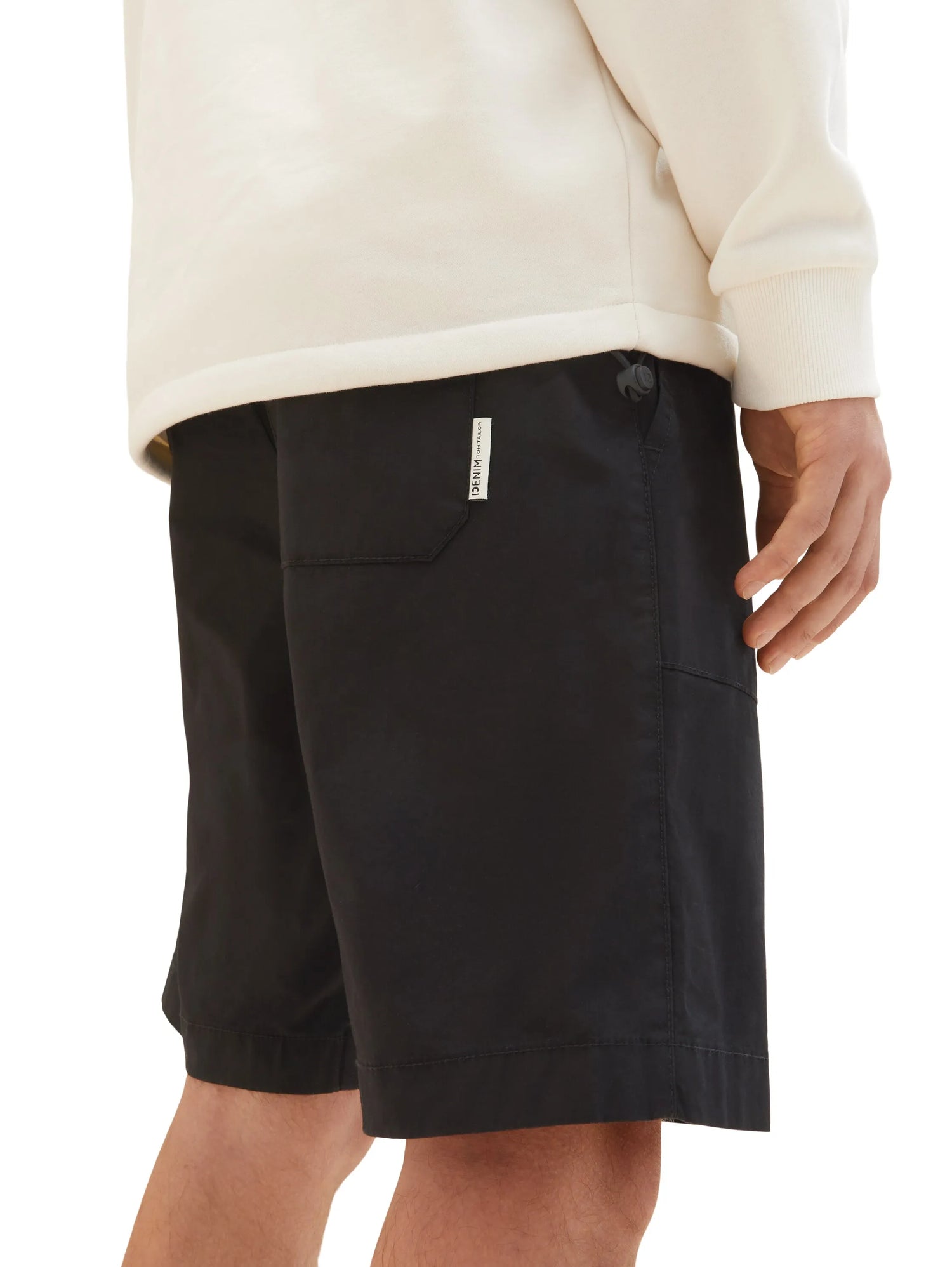 Denim Tom Tailor Black Men Shorts SKU: 1036286_29999 Image 05