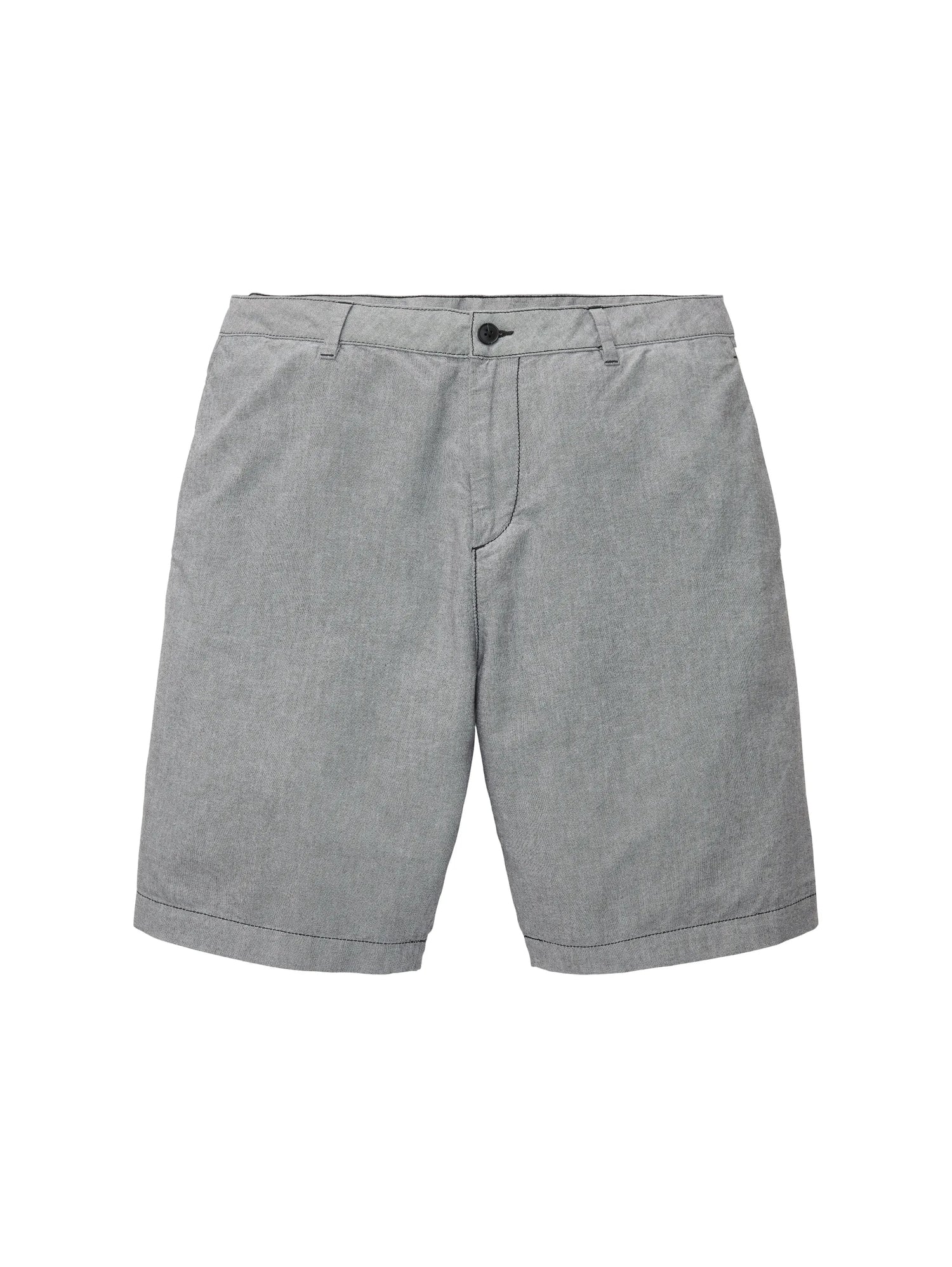 Denim Tom Tailor Black White Chambray Men Regular Fit Chinos SKU: 1036287_29653 Image 08