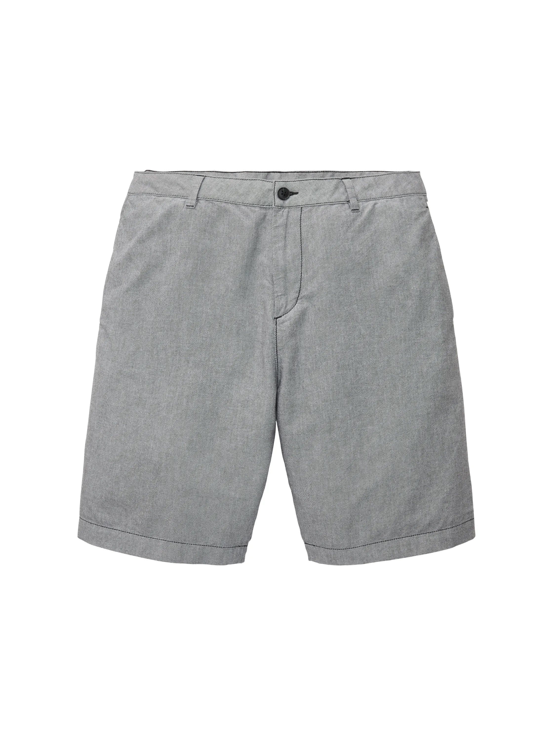 Denim Tom Tailor Black White Chambray Men Regular Fit Chinos SKU: 1036287_29653 Image 08