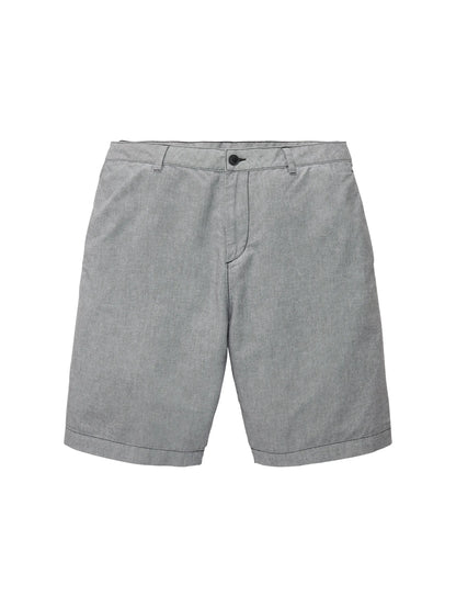 Denim Tom Tailor Black White Chambray Men Regular Fit Chinos SKU: 1036287_29653 Image 08