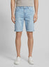 Tom Tailor Used Light Stone Blue Denim Men Relaxed Denim Shorts SKU: 1036290_10118 Image 00