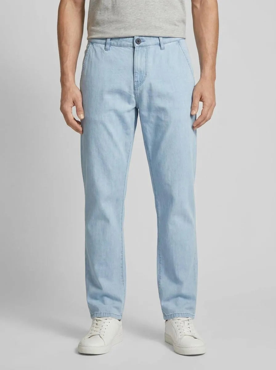 Tom Tailor Clean Light Stone Blue Denim Men Josh Slim Jeans SKU: 1036291_10112 Image 00