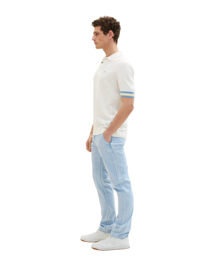 Tom Tailor Clean Light Stone Blue Denim Men Josh Slim Jeans SKU: 1036291_10112 Image 02