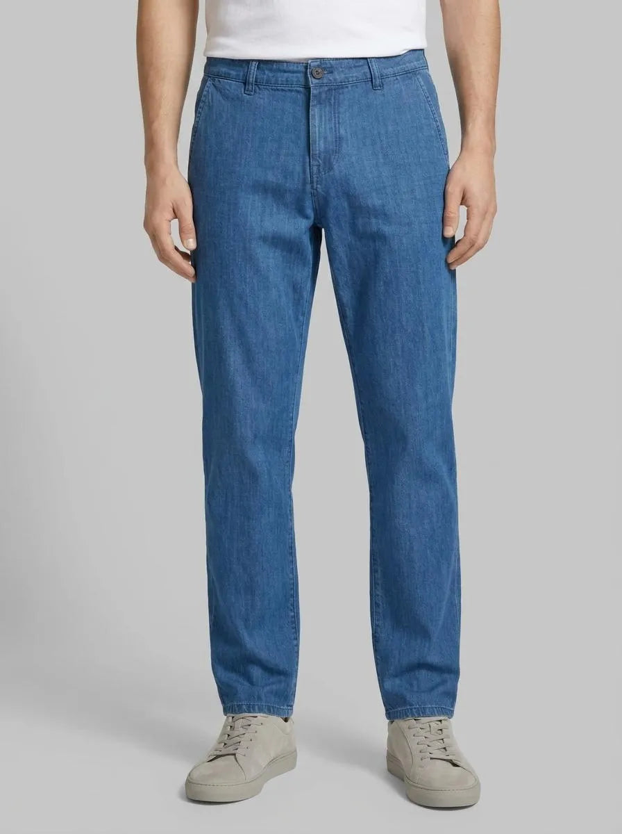 Tom Tailor Clean Mid Stone Blue Denim Men Josh Slim Jeans SKU: 1036291_10113 Image 00