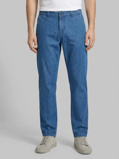 Tom Tailor Clean Mid Stone Blue Denim Men Josh Slim Jeans SKU: 1036291_10113 Image 00