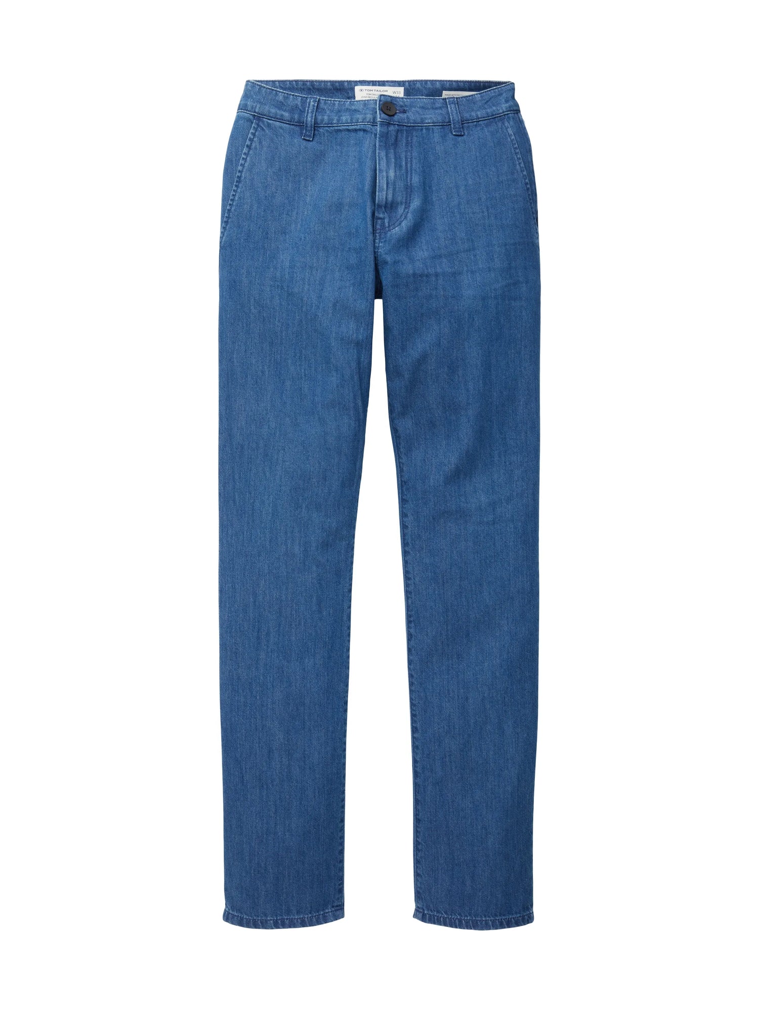 Tom Tailor Clean Mid Stone Blue Denim Men Josh Slim Jeans SKU: 1036291_10113 Image 08