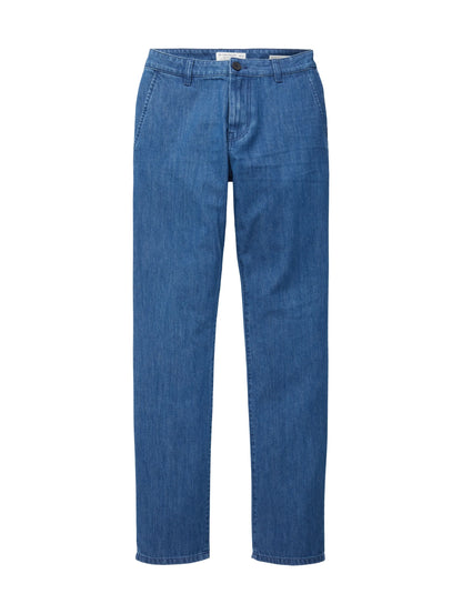 Tom Tailor Clean Mid Stone Blue Denim Men Josh Slim Jeans SKU: 1036291_10113 Image 08