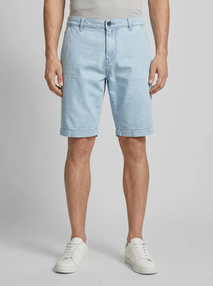 Tom Tailor Clean Light Stone Blue Denim Men Josh Denim Shorts SKU: 1036292_10112 Image 00