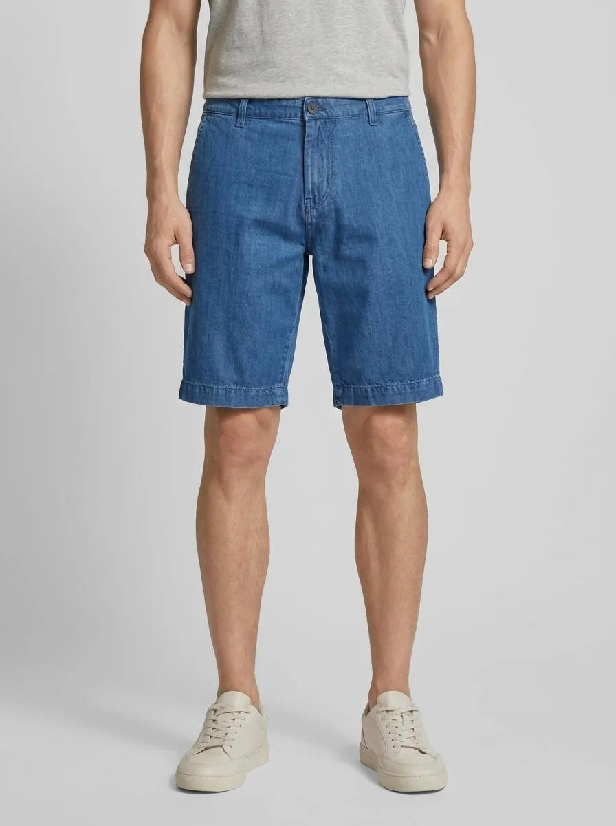 Tom Tailor Clean Mid Stone Blue Denim Men Josh Denim Shorts SKU: 1036292_10113 Image 00