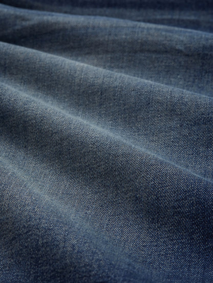 Tom Tailor Used Dark Stone Blue Denim Men Josh Denim Shorts SKU: 1036299_10120 Image 07