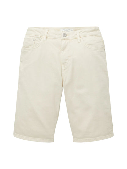 Tom Tailor Off White Men Josh Regular Slim Shorts SKU: 1036301_10332 Image 08