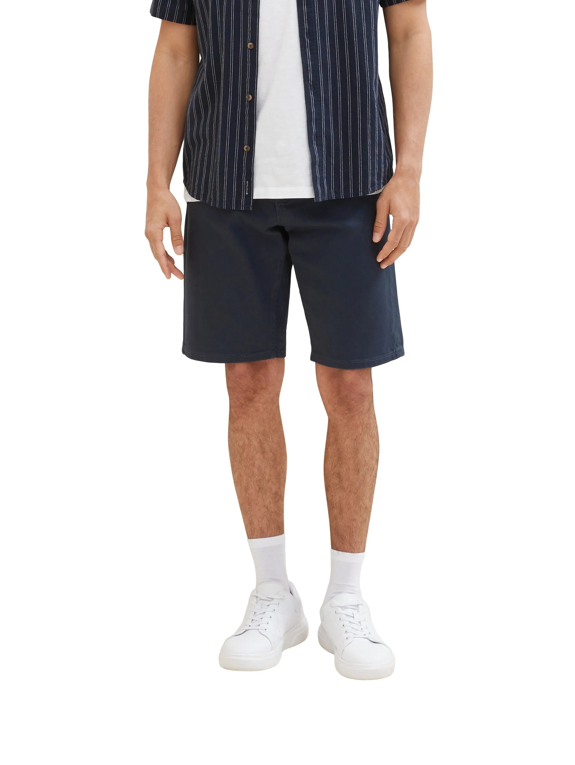 Tom Tailor Sky Captain Blue Men Josh Regular Slim Shorts SKU: 1036301_10668 Image 01