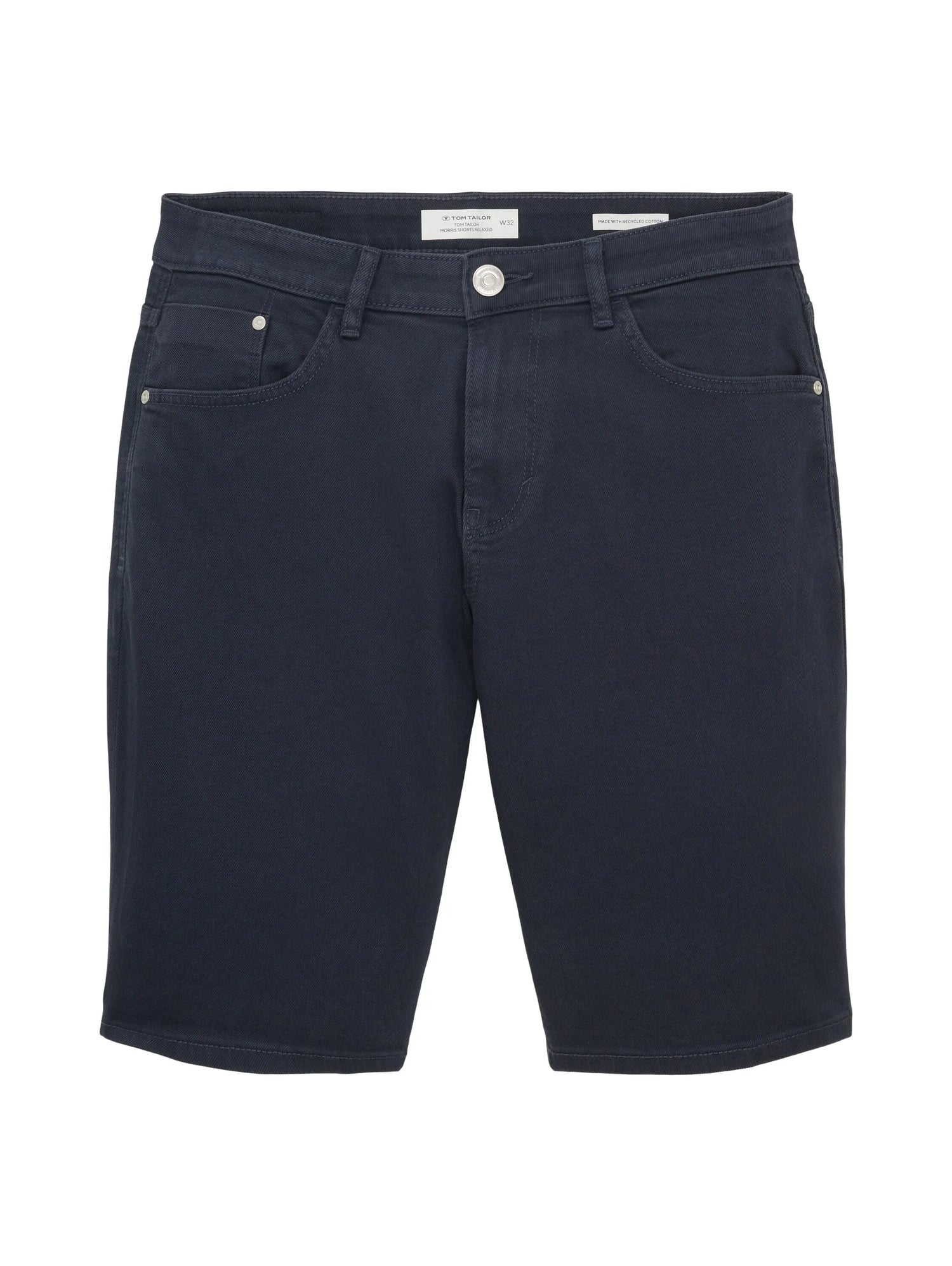 Tom Tailor Sky Captain Blue Men Josh Regular Slim Shorts SKU: 1036301_10668 Image 08
