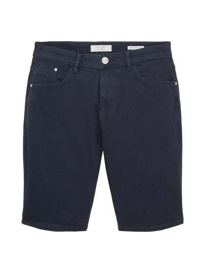 Tom Tailor Sky Captain Blue Men Josh Regular Slim Shorts SKU: 1036301_10668 Image 08