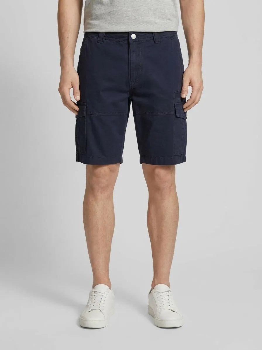 Tom Tailor Sky Captain Blue Men Cargo Shorts SKU: 1036304_10668 Image 00