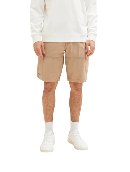 Tom Tailor Desert Fawn Men Cargo Shorts SKU: 1036304_24048 Image 06