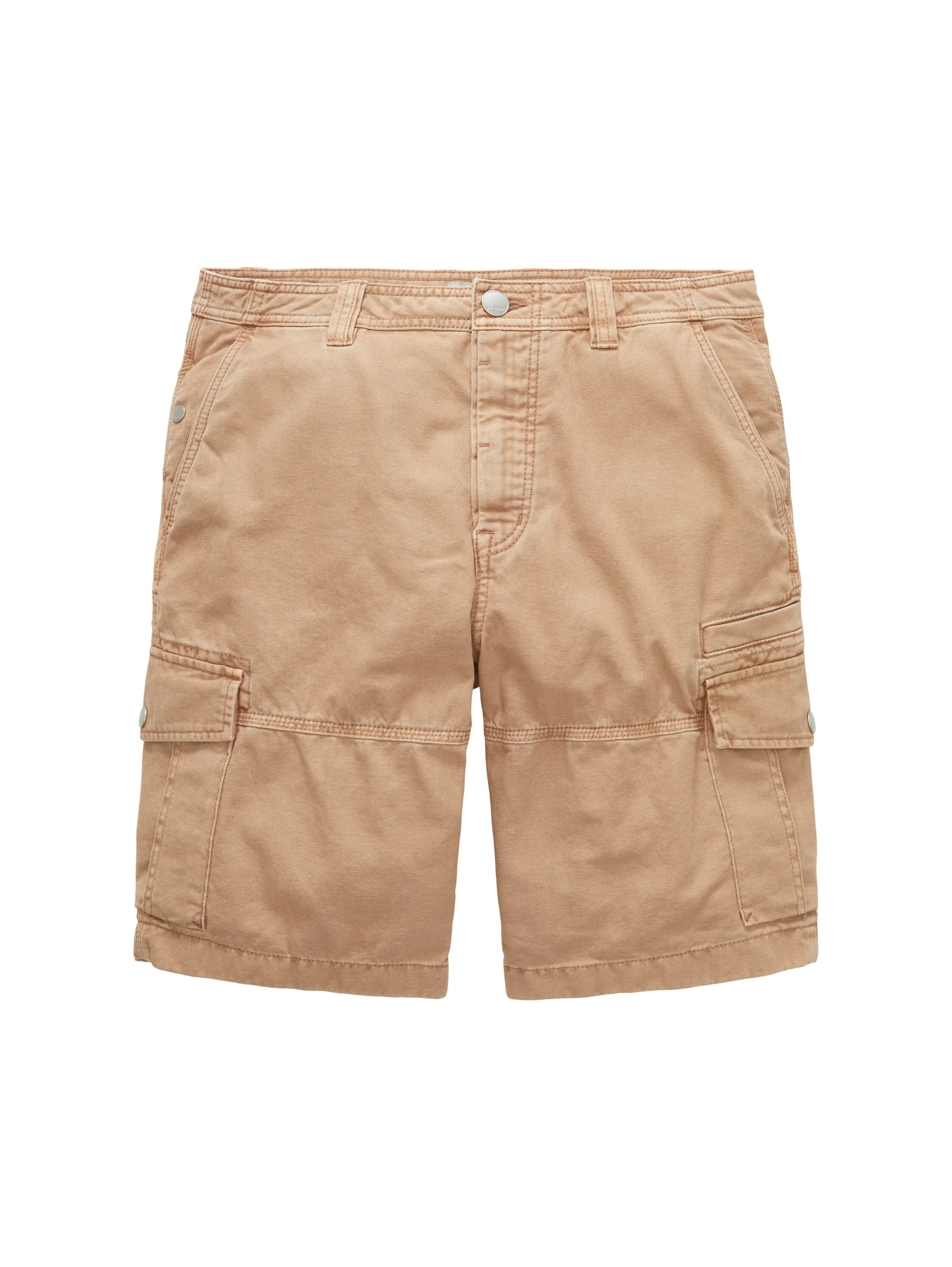 Tom Tailor Desert Fawn Men Cargo Shorts SKU: 1036304_24048 Image 08