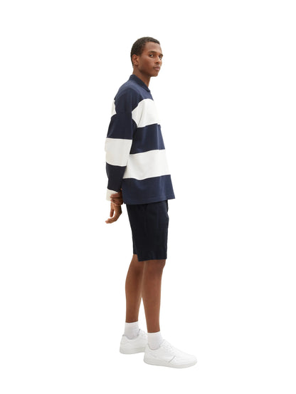 Tom Tailor Sky Captain Blue Men Chino Shorts SKU: 1036305_10668 Image 02