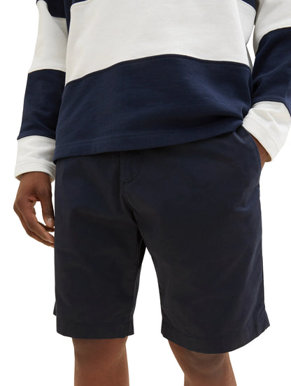 Tom Tailor Sky Captain Blue Men Chino Shorts SKU: 1036305_10668 Image 05