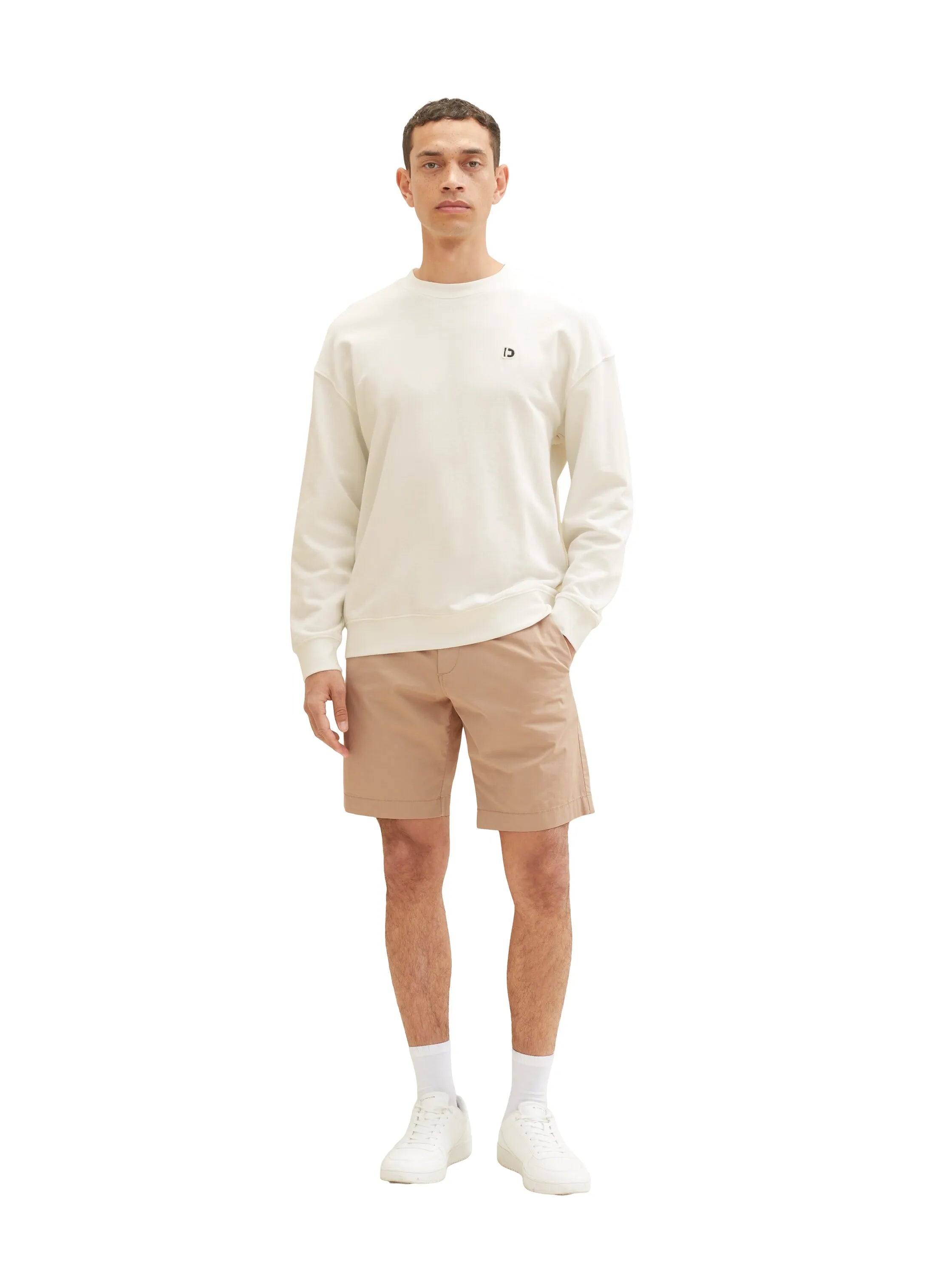Tom Tailor Desert Fawn Men Chino Shorts SKU: 1036305_24048 Image 05
