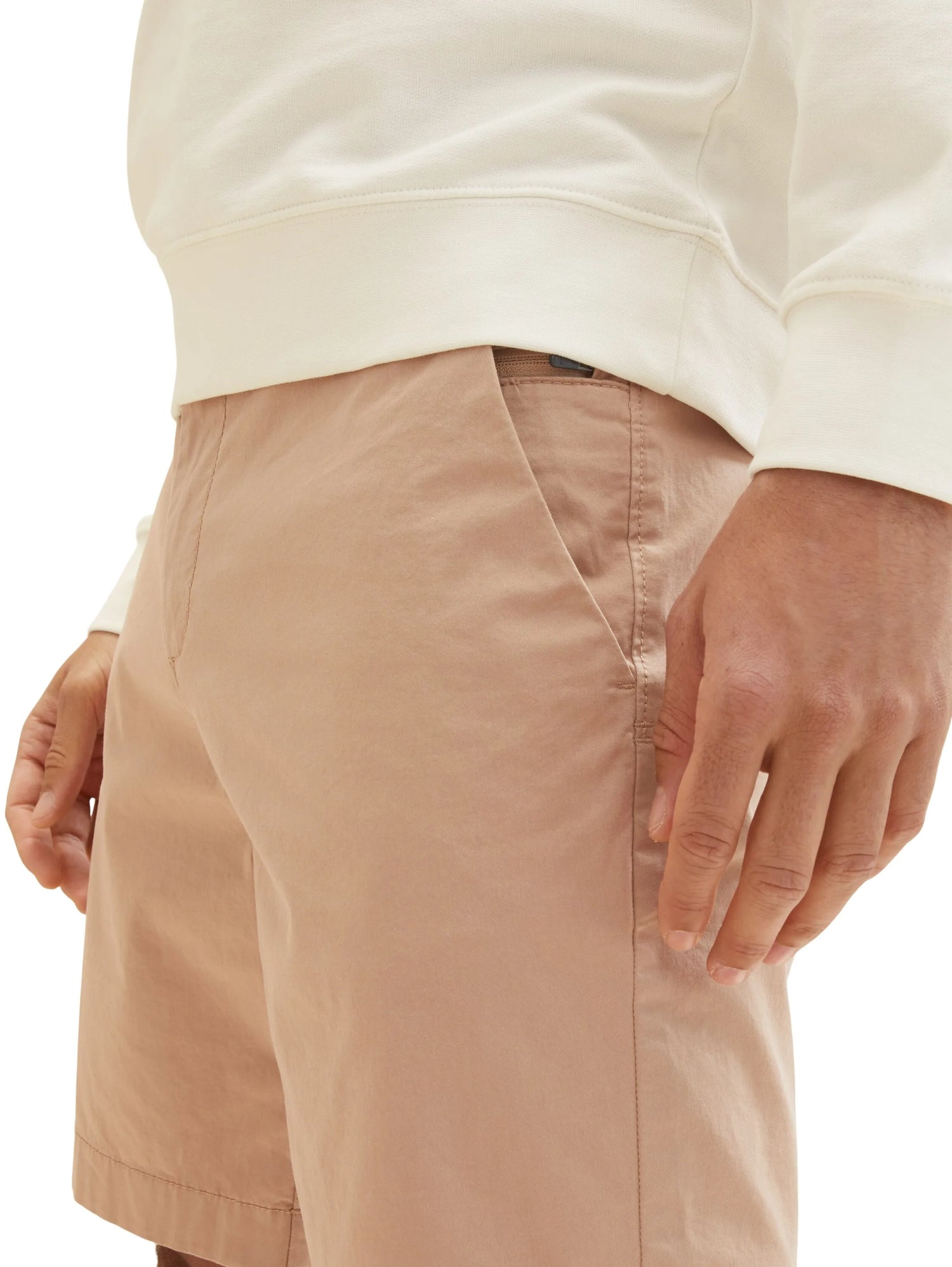 Tom Tailor Desert Fawn Men Chino Shorts SKU: 1036305_24048 Image 06