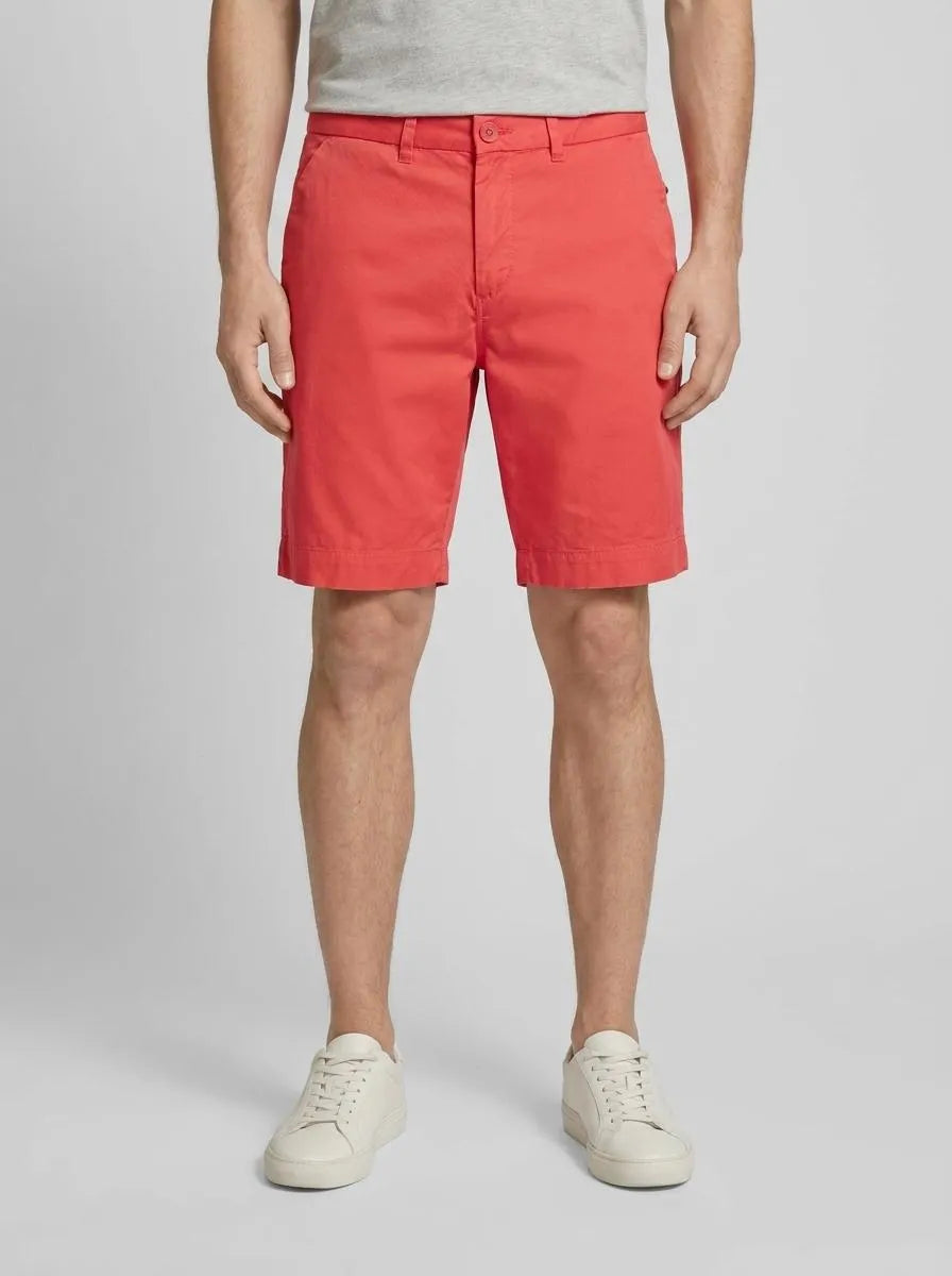 Tom Tailor Soft Berry Red Men Chino Shorts SKU: 1036305_31045 Image 00