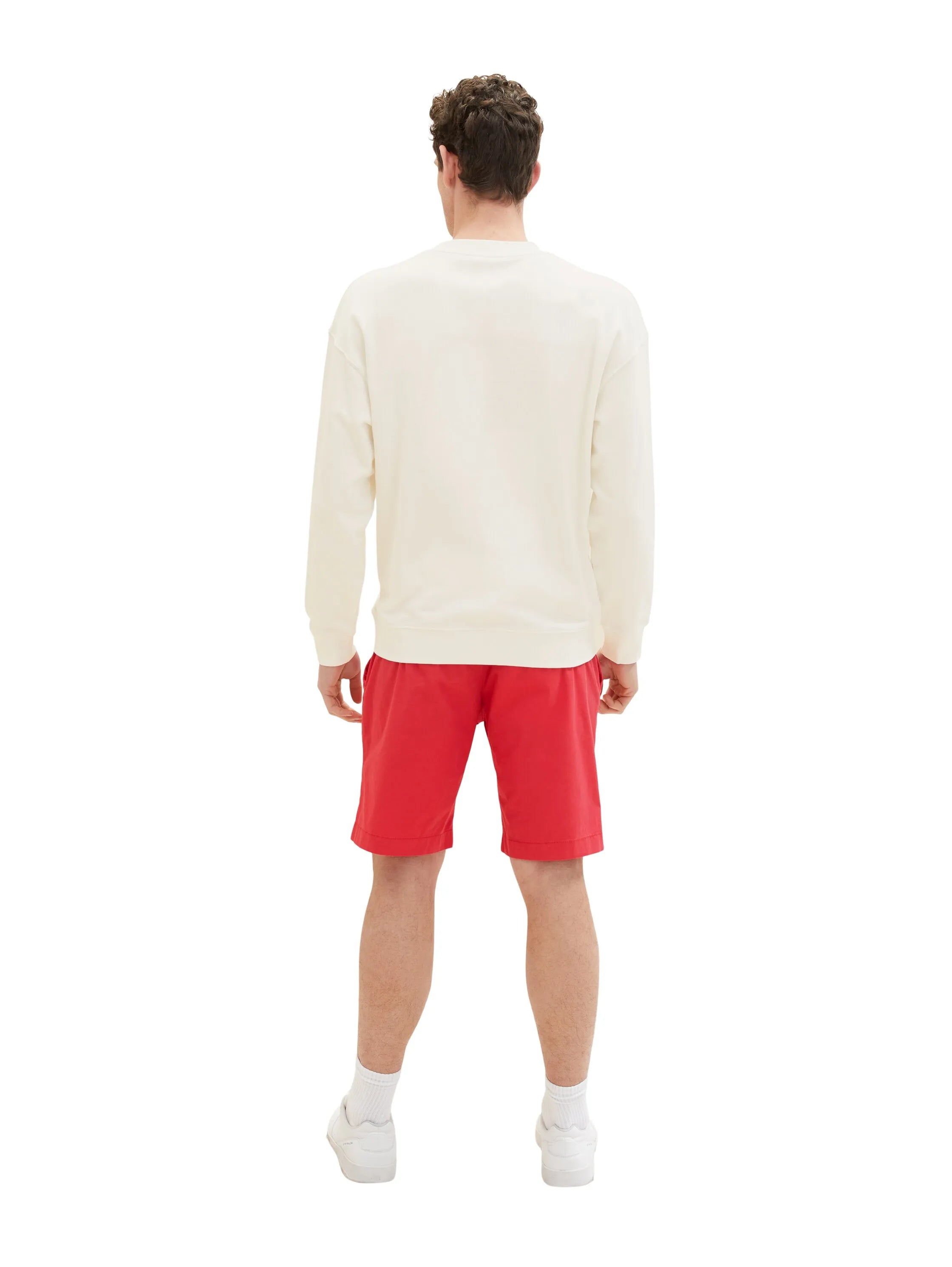 Tom Tailor Soft Berry Red Men Chino Shorts SKU: 1036305_31045 Image 04