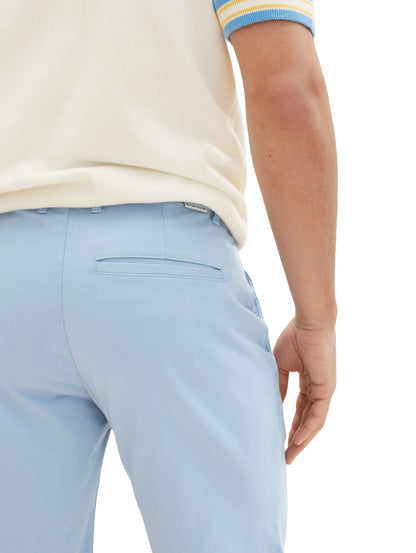 Tom Tailor Soft Powder Blue Men Chino Shorts SKU: 1036309_17550 Image 06