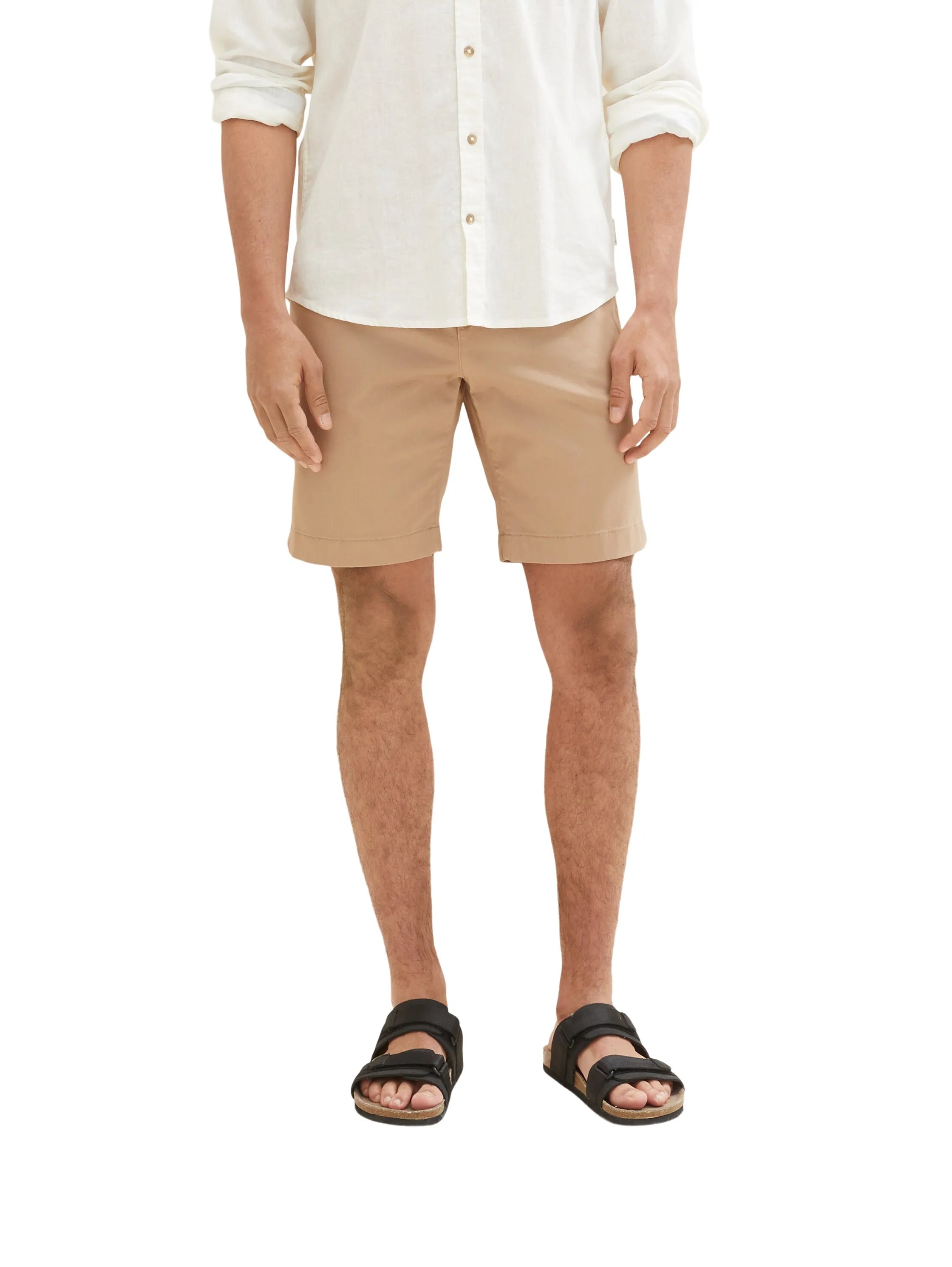Tom Tailor Desert Fawn Men Chino Shorts SKU: 1036309_24048 Image 01