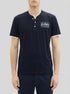 Tom Tailor Sky Captain Blue Men Serafino T-Shirt with a Print SKU: 1036321_10668 Image 00