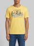 Tom Tailor Corn Yellow Men T-Shirt with a Print SKU: 1036322_16719 Image 00