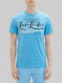Tom Tailor Rainy Sky Blue Men T-Shirt with a Print SKU: 1036322_18395 Image 00