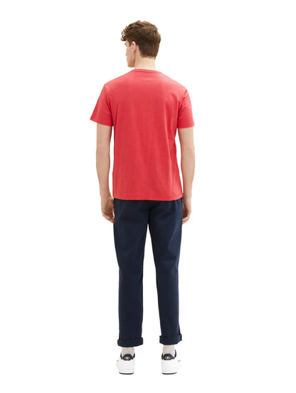 Tom Tailor Soft Berry Red Men T-Shirt with a Print SKU: 1036322_31045 Image 03