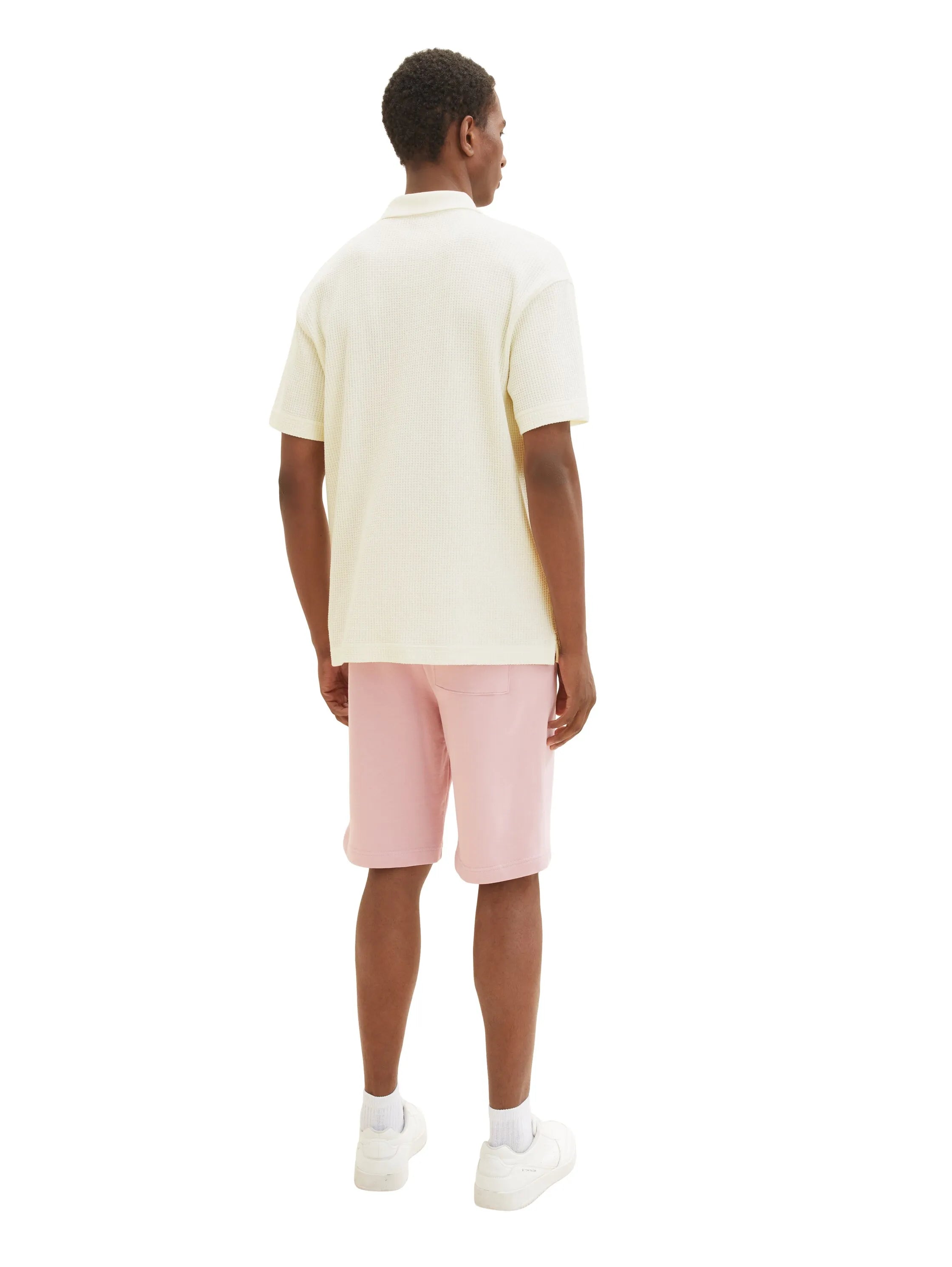 Tom Tailor Morning Pink Men Basic Sweatshorts SKU: 1036329_11055 Image 04