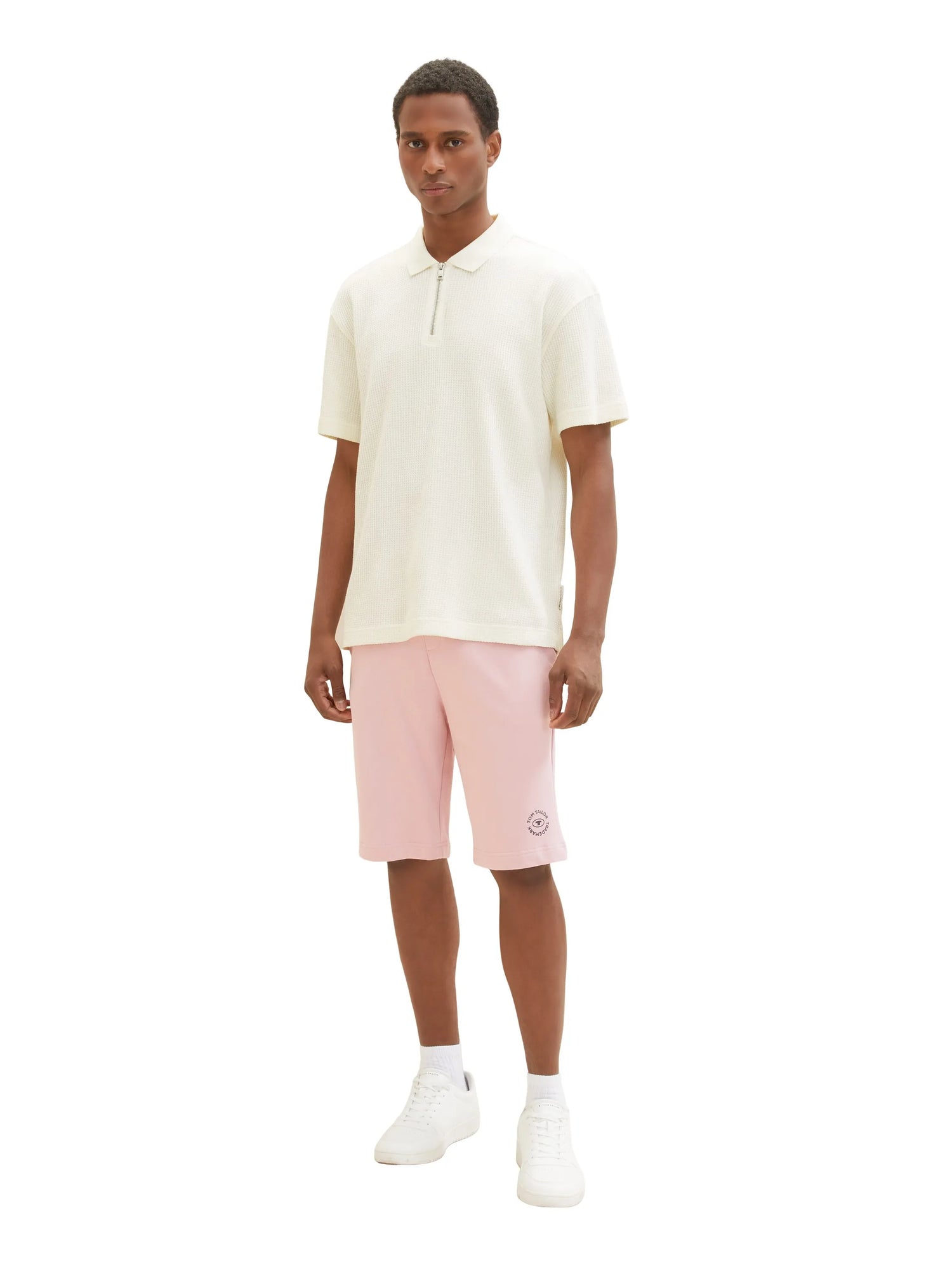 Tom Tailor Morning Pink Men Basic Sweatshorts SKU: 1036329_11055 Image 05
