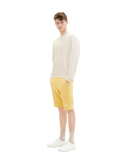 Tom Tailor Corn Yellow Men Basic Sweatshorts SKU: 1036329_16719 Image 03
