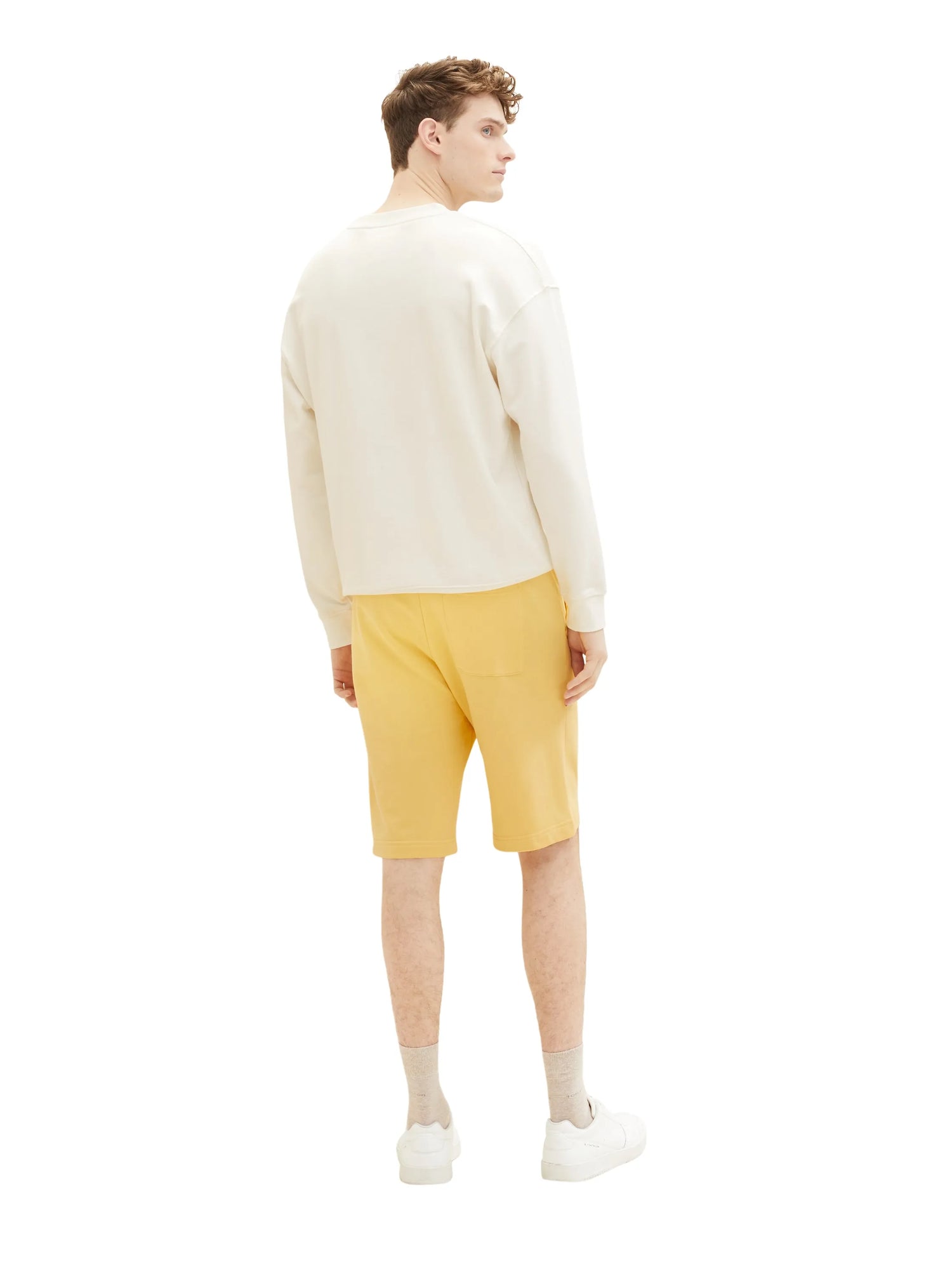 Tom Tailor Corn Yellow Men Basic Sweatshorts SKU: 1036329_16719 Image 04