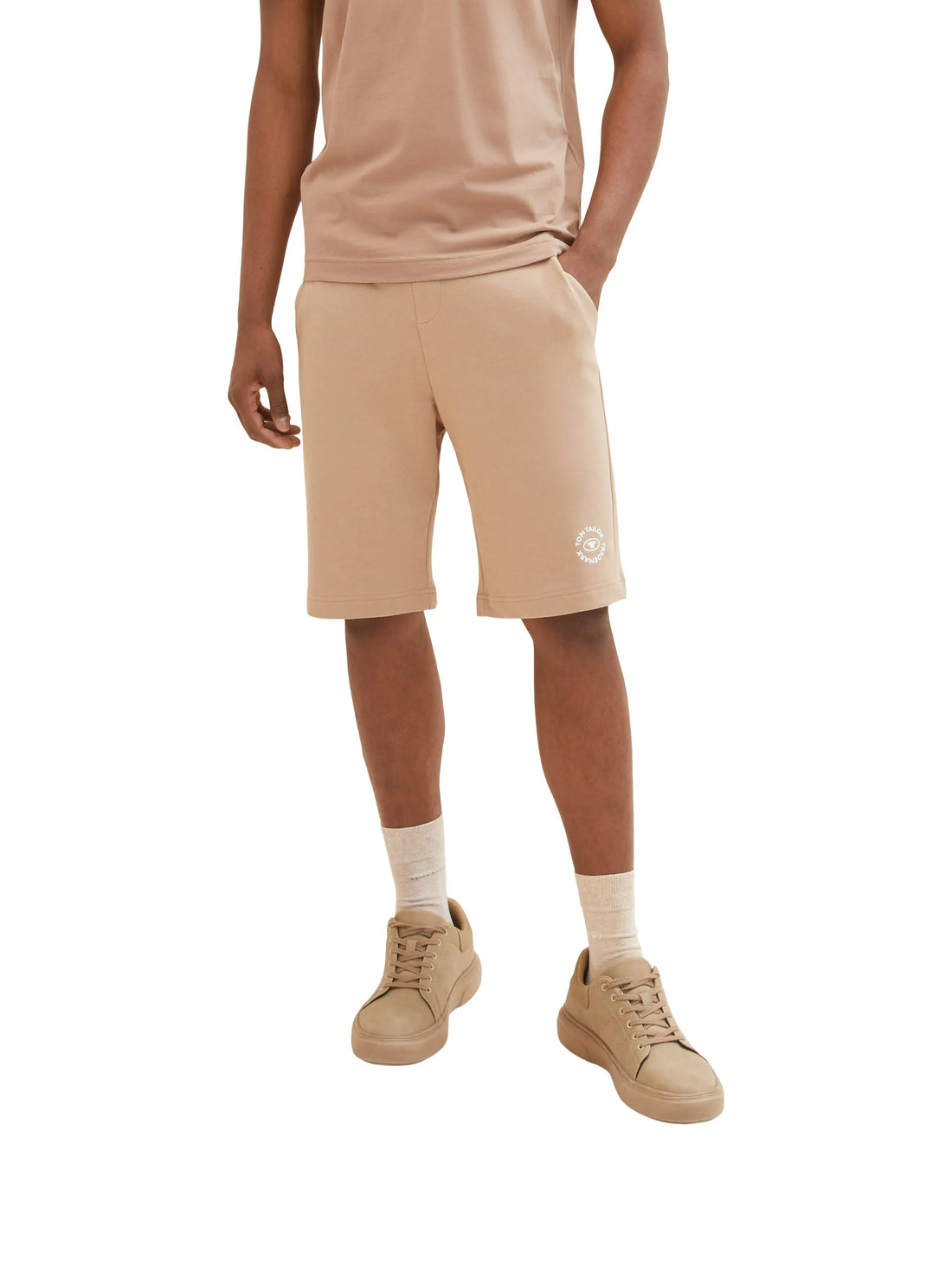 Tom Tailor Desert Fawn Men Basic Sweatshorts SKU: 1036329_24048 Image 01