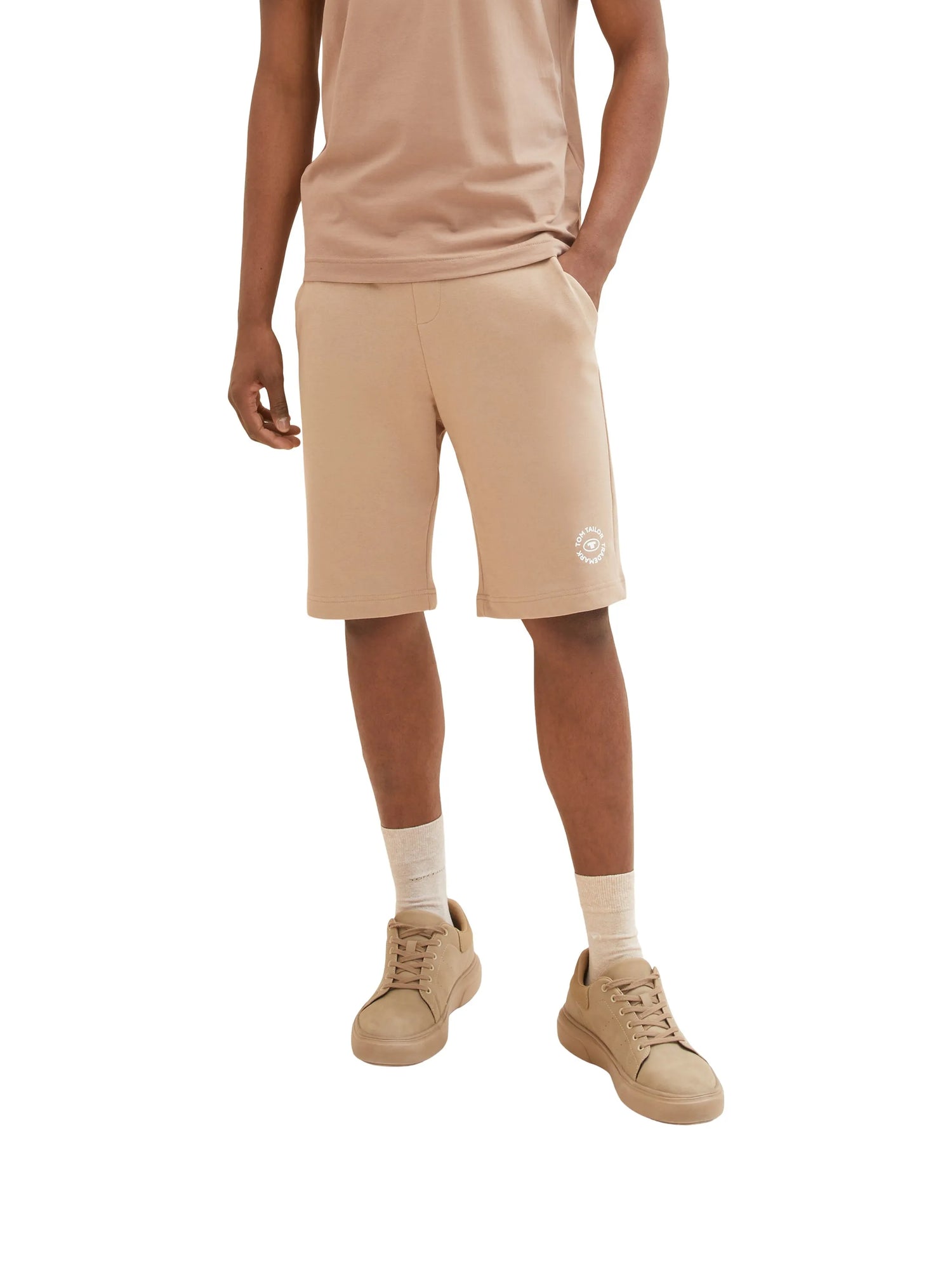 Tom Tailor Desert Fawn Men Basic Sweatshorts SKU: 1036329_24048 Image 01