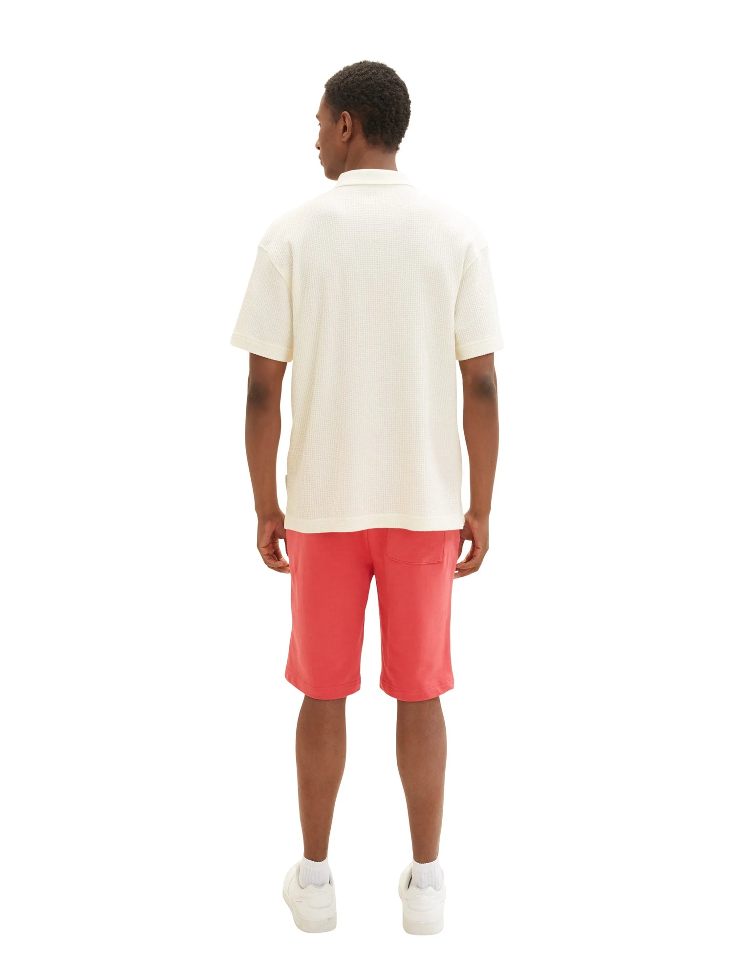 Tom Tailor Soft Berry Red Men Basic Sweatshorts SKU: 1036329_31045 Image 04