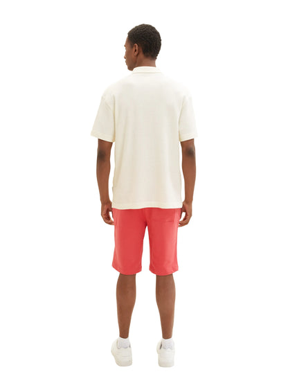 Tom Tailor Soft Berry Red Men Basic Sweatshorts SKU: 1036329_31045 Image 04