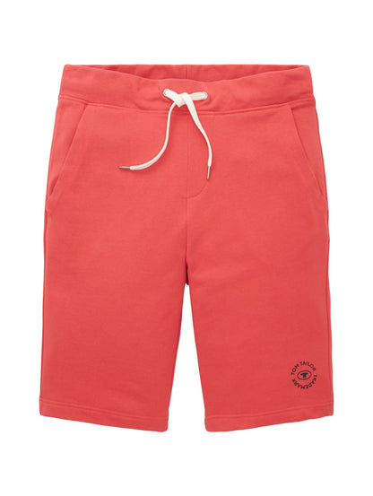 Tom Tailor Soft Berry Red Men Basic Sweatshorts SKU: 1036329_31045 Image 08