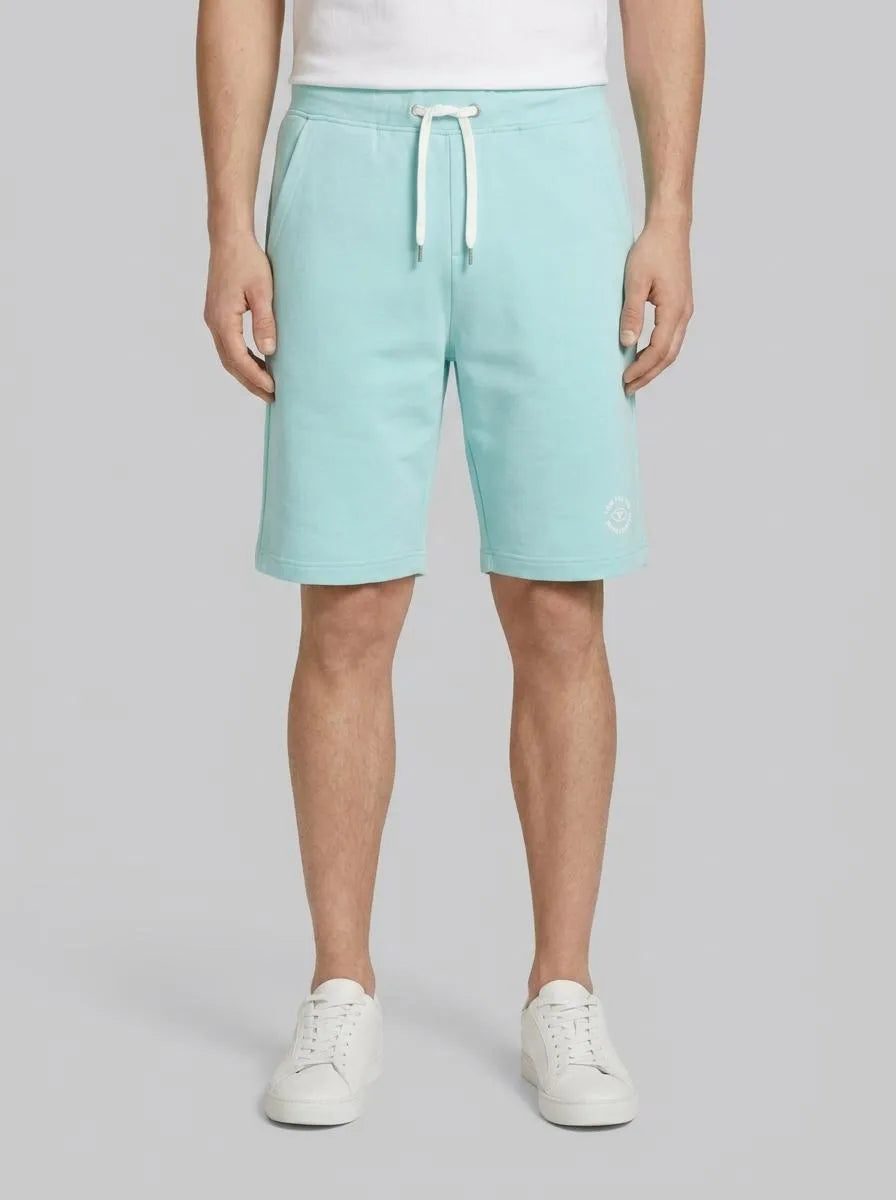Tom Tailor Blue Tibetan Stone Men Basic Sweatshorts SKU: 1036329_31046 Image 00