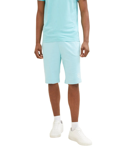 Tom Tailor Blue Tibetan Stone Men Basic Sweatshorts SKU: 1036329_31046 Image 01
